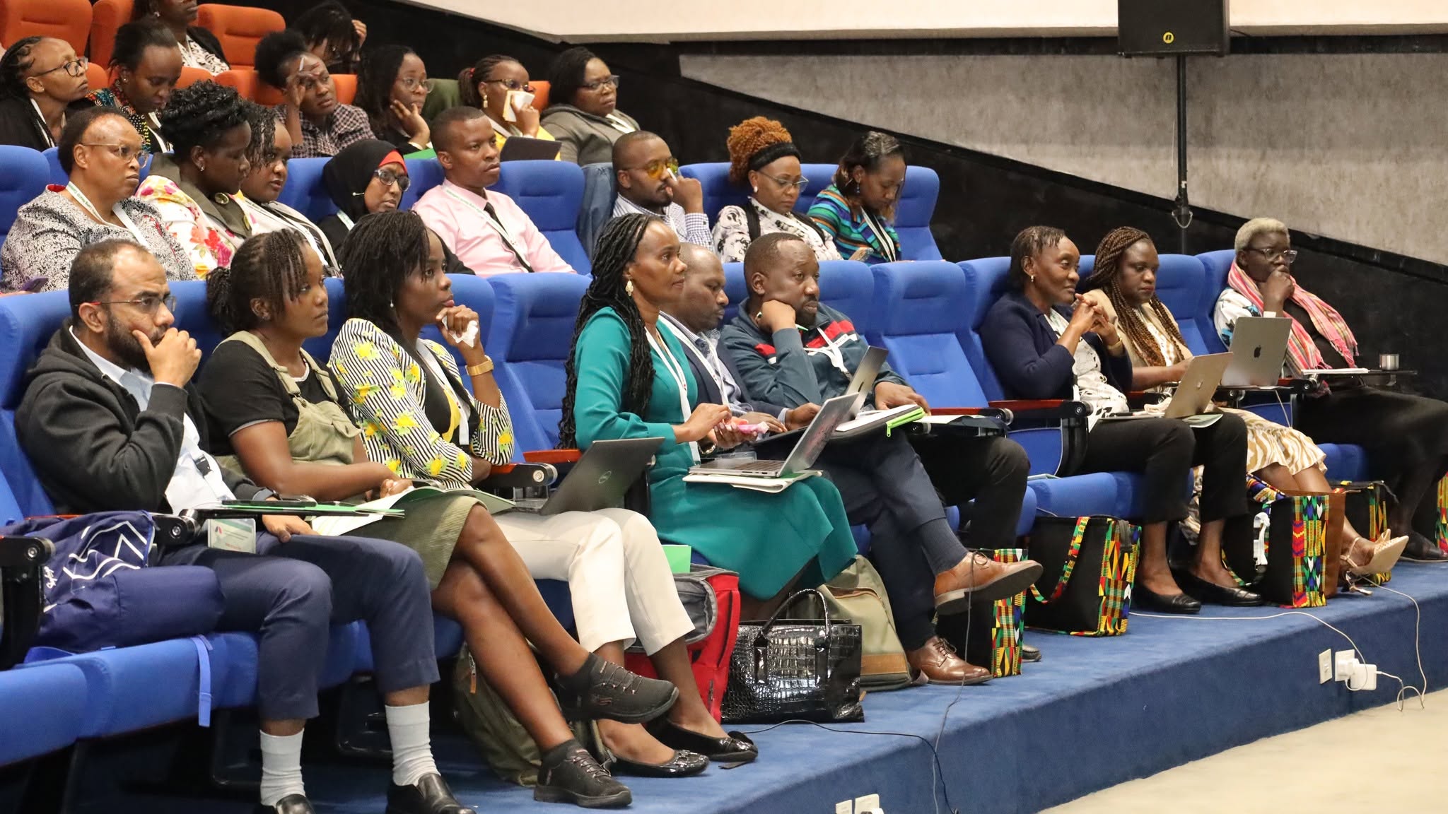 Delegates seated in the auditorium during the TB and Lung Health Symposium