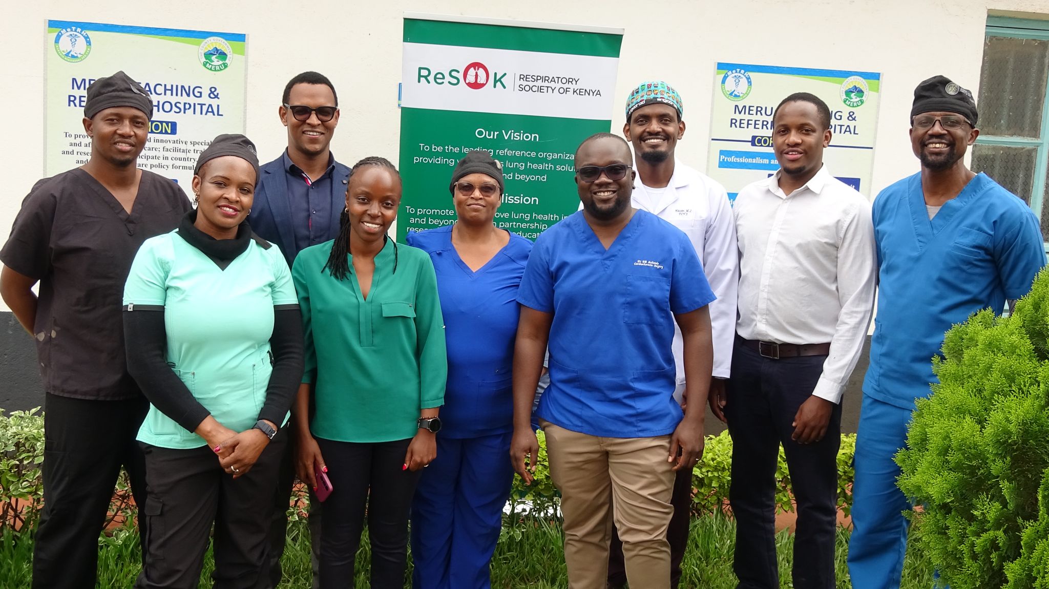 ReSoK Bronchoscopy and VATS Camp at Meru Teaching and Referral Hospital