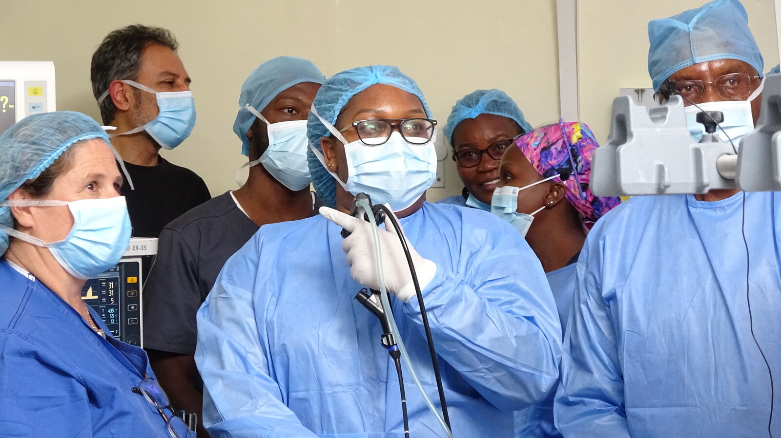 Hands-on bronchoscopy training at KNH