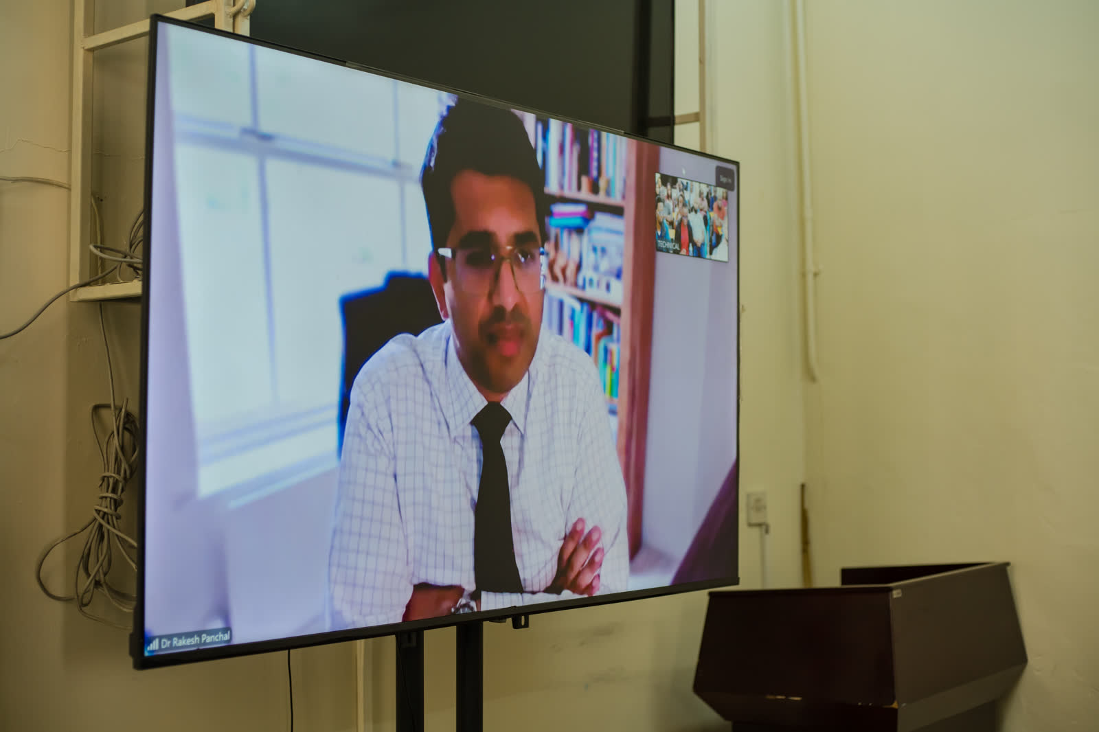 International faculty joining the workshop by video link