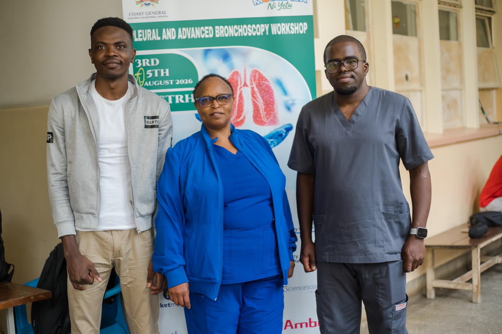 Workshop facilitators at Coast General Teaching and Referral Hospital